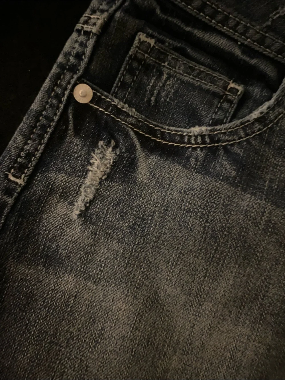 London Jean Blue Denim Mini Skirt